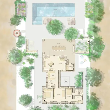 Mediterranean With Pool Near *